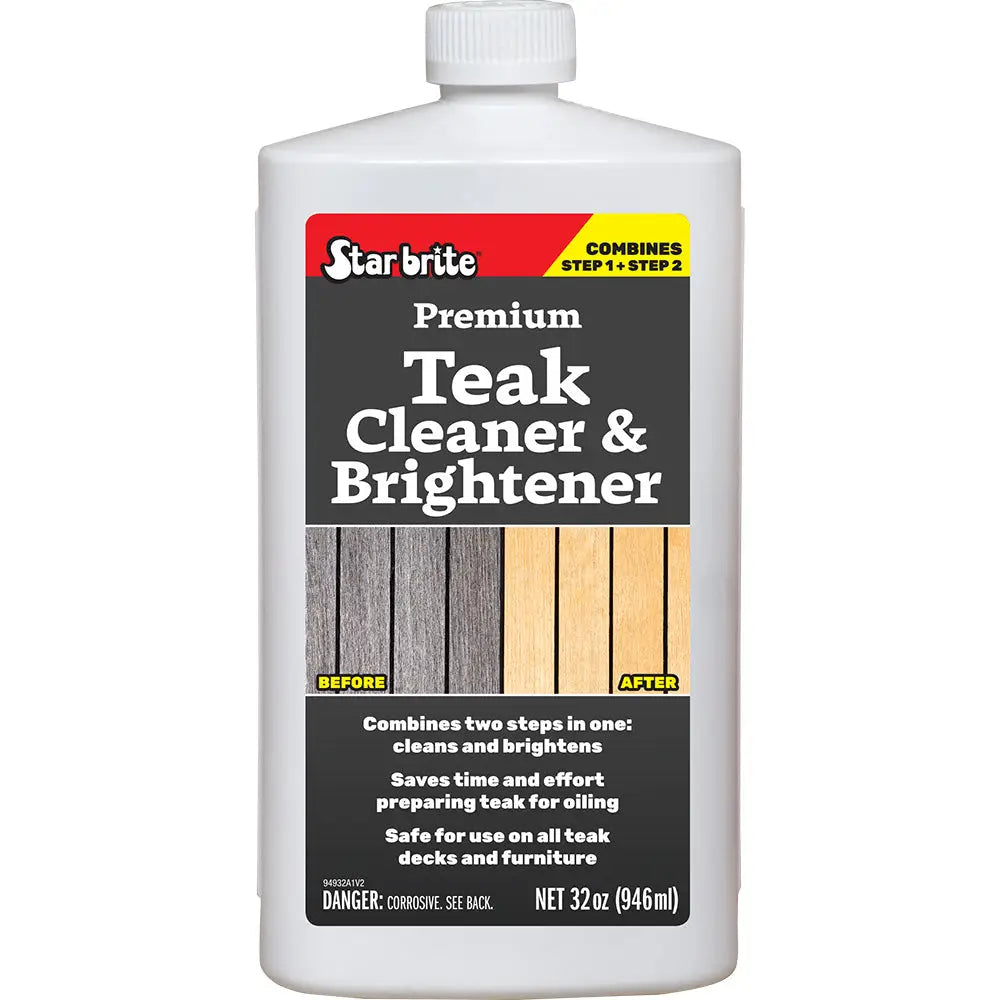 Star brite 32 oz Premium Teak Wood Grain Cleaner Brightener - Cleaning