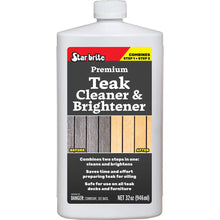 Star brite 32 oz Premium Teak Wood Grain Cleaner Brightener - Cleaning