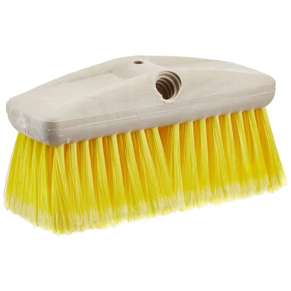Star brite 8’’ Soft Bristle Wash Brush - Extend-A-Brush Compatible - Yellow [40013] - Cleaning