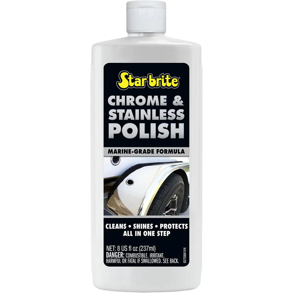 Star brite Chrome Stainless Polish - Marine Grade Formula - 8 oz [82708] - Cleaning