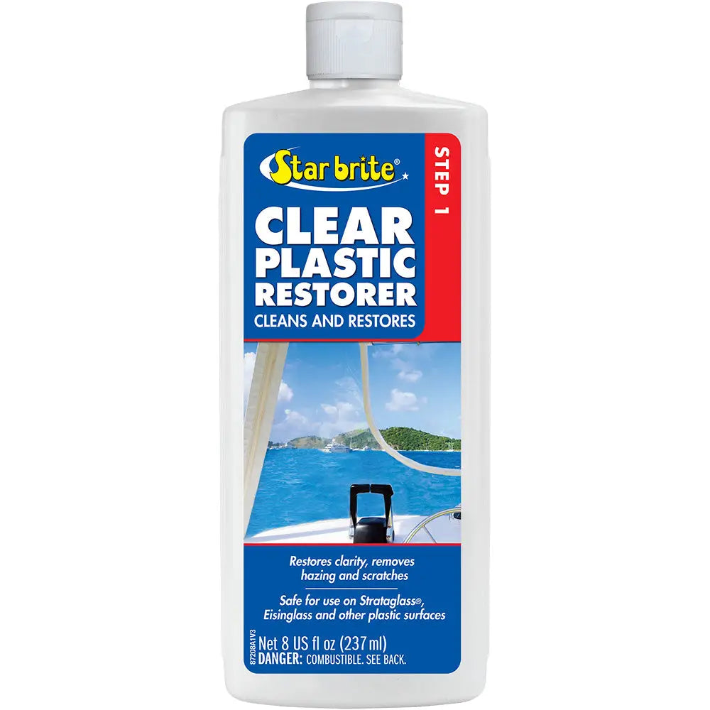 Star brite 8 oz Step 1 Restorer Clear Plastic - Cleaning