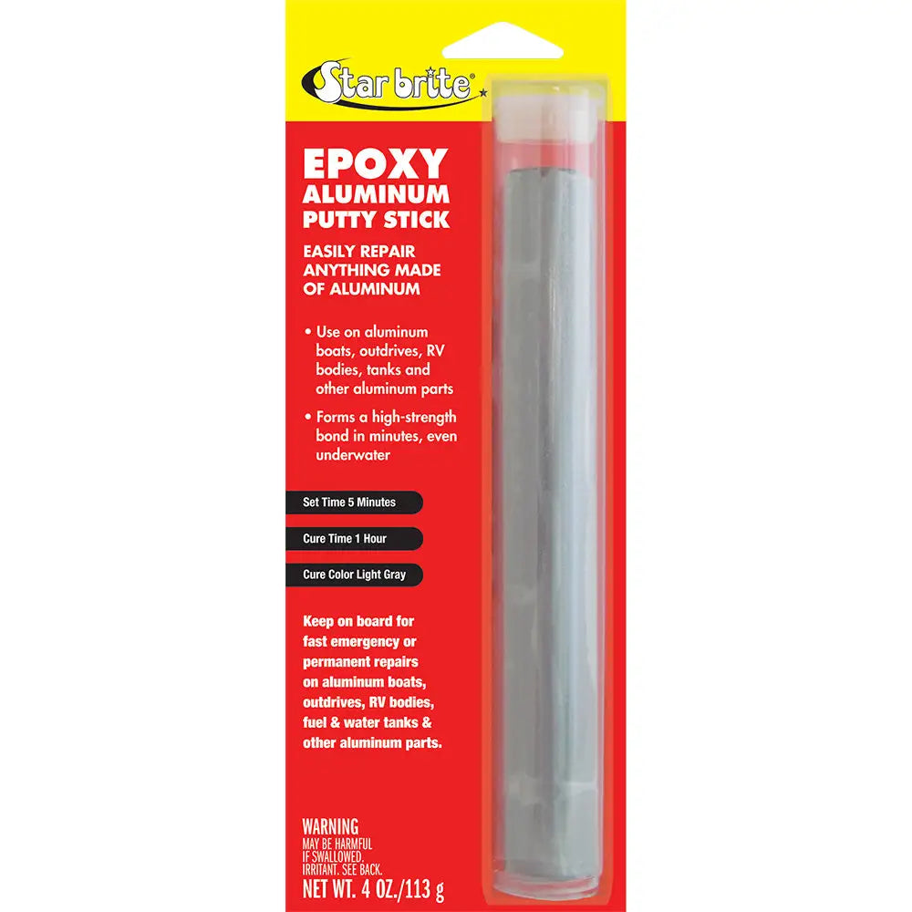 Star brite Epoxy Aluminum Putty Stick - 4 oz [87004] - Adhesives/Sealants/Tapes