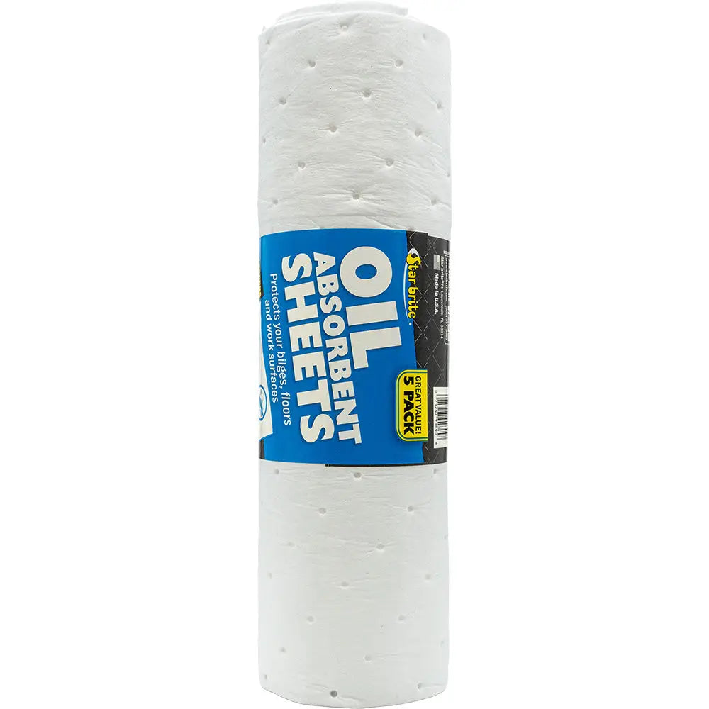 Star brite High-Efficiency Oil Absorbent Sheets *5-Pack [91845] - Cleaning