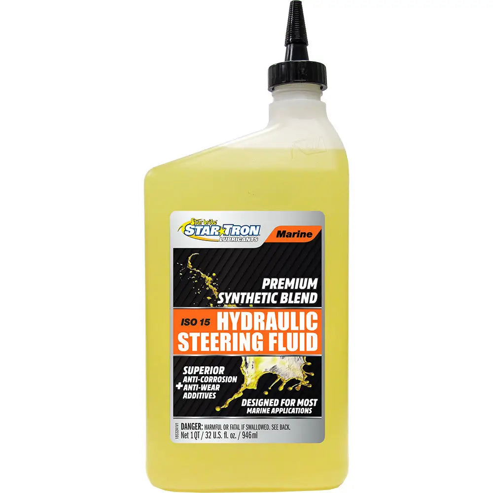 Star brite Hydraulic Steering Fluid - ISO 15 Marine Synthetic Blend - 32 oz [18532] - Steering Systems