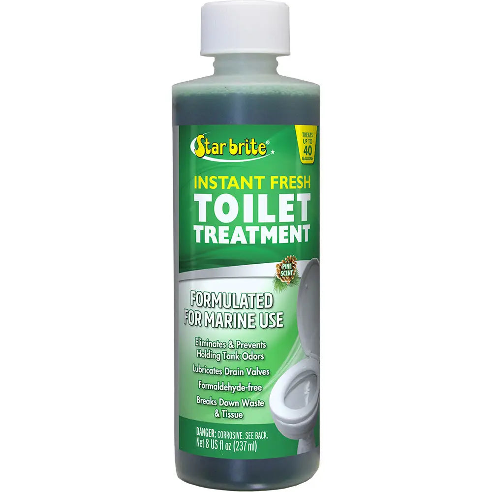 Star brite Instant Fresh Toilet Treatment - Pine Scent - Biodegradable Formula - 8 oz *6 Pack [71763] - Cleaning