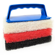 Star brite Large Multi-Texture Scrub Pad Kit w/Interchangeable Handle [42023] - Cleaning
