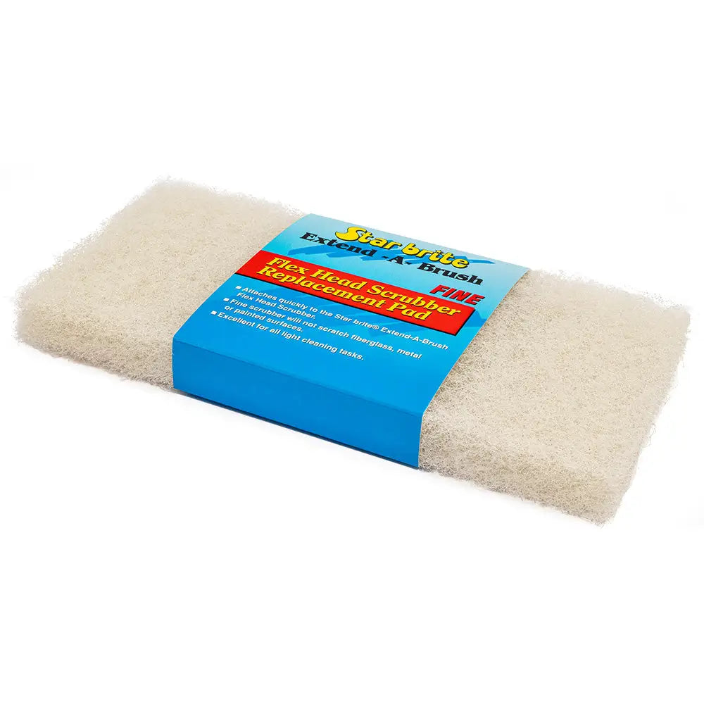 Star brite Large Scrub White Pad - Fine Texture [40125] - Cleaning