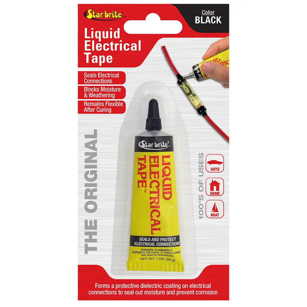 Liquid Electrical Tape Black Star brite 1 oz - Accessories