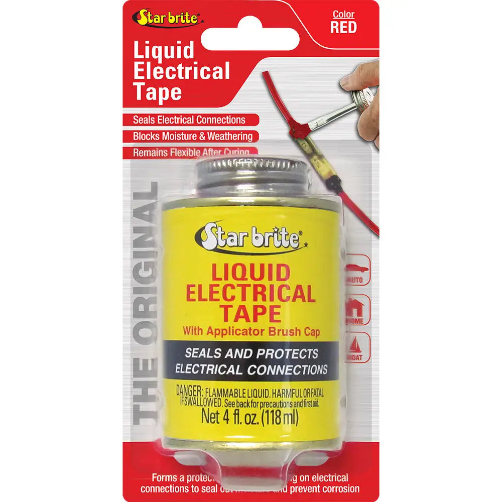 Star brite Liquid Electrical Tape - Red - 4 oz [84105] - Accessories