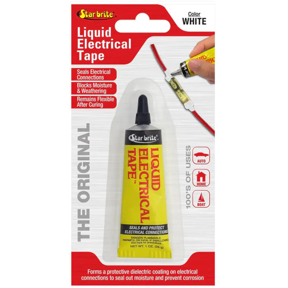 Star brite Liquid Electrical Tape - White - 1 oz [84157] - Accessories