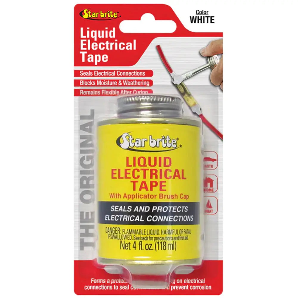 Star brite Liquid Electrical Tape - White - 4 oz [84107] - Accessories
