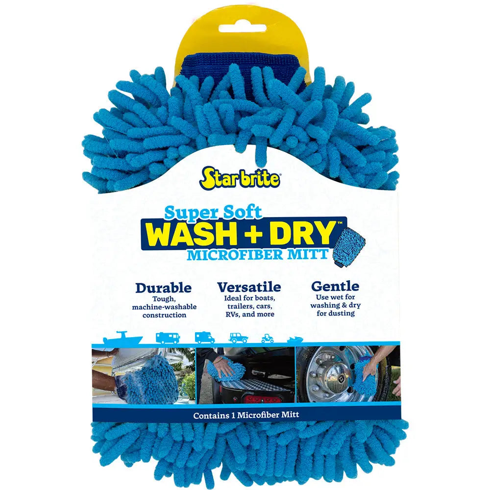 Star brite Machine Washable Microfiber Reggae Mitt [40105] - Cleaning