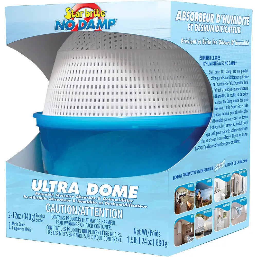Star brite 24 oz Ultra Dome Dehumidifier No Damp Absorber - Cleaning