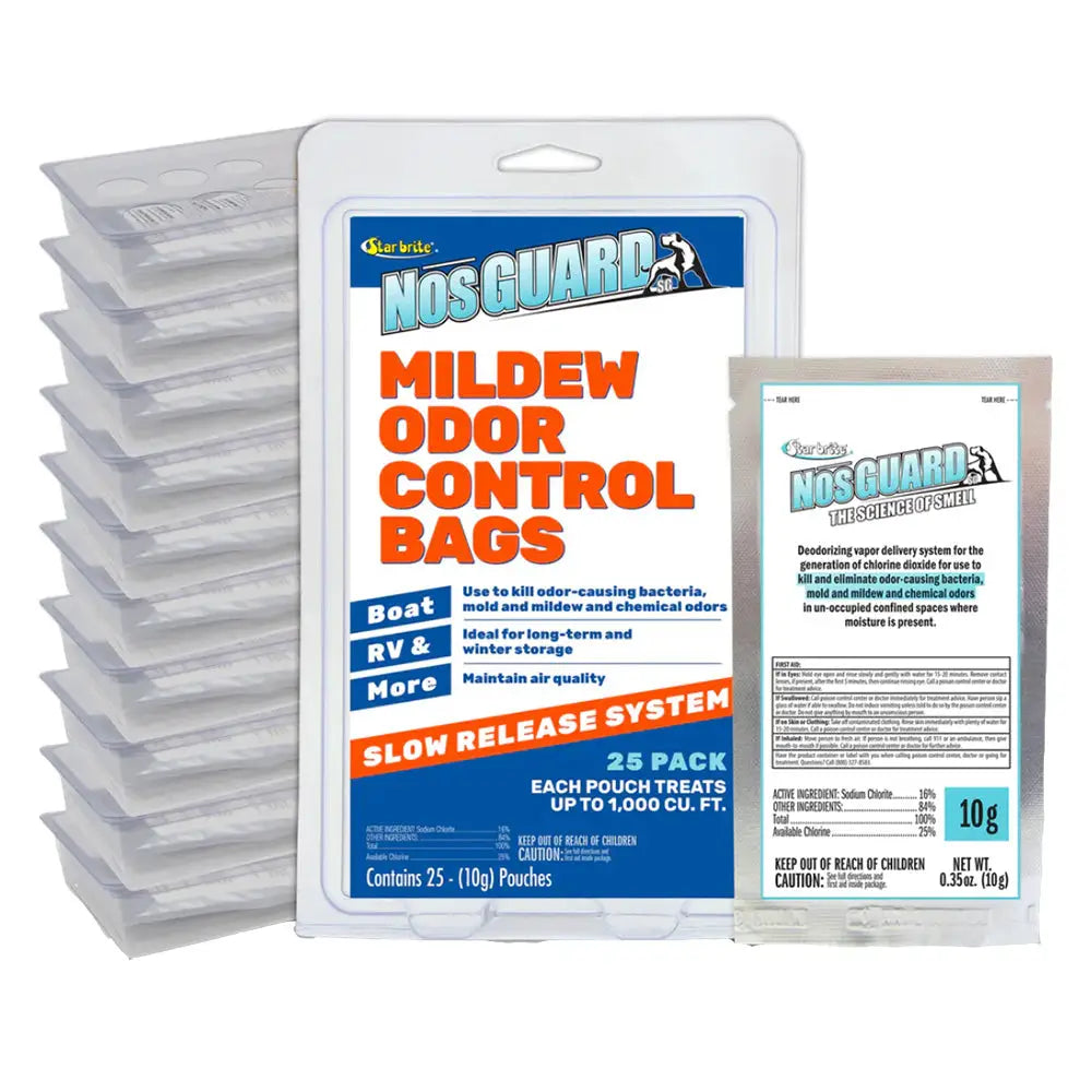 Star brite NosGUARD Mildew Odor Control Bags Slow Release System *25-Pack [89924] - Cleaning