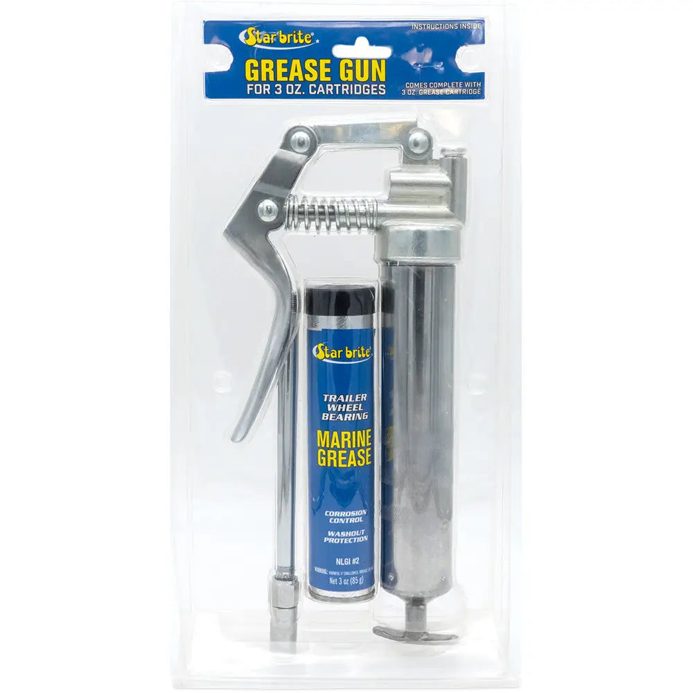 Star brite Pistol Grease Gun w/Marine-Grade Cartridge - 3 oz [28703] - Cleaning