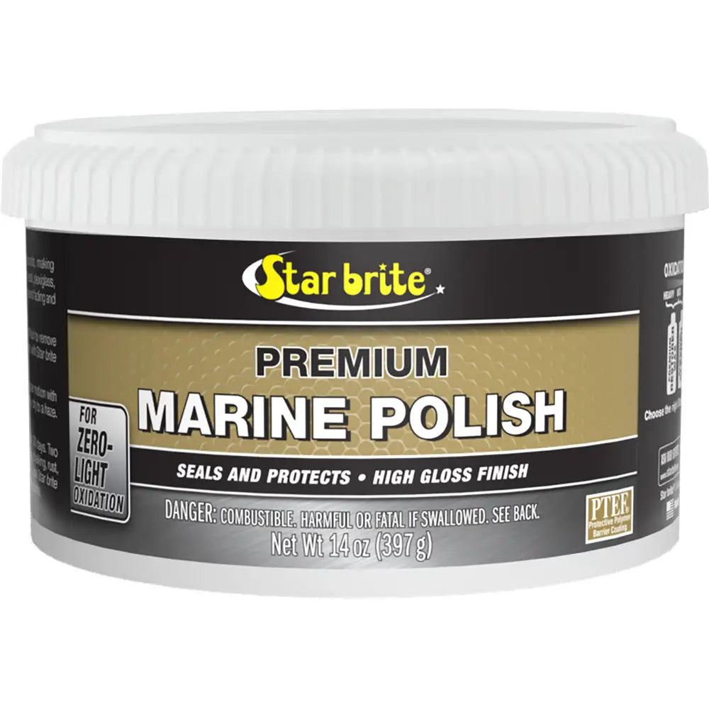 Star brite Premium Marine Polish - UV Protection High Gloss Finish - 14 oz [85714] - Cleaning