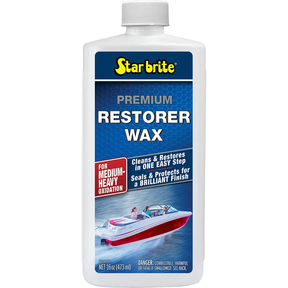 Star Brite Premium Restorer Wax f/Medium to Heavy Oxidation - 16 oz [86016] - Cleaning