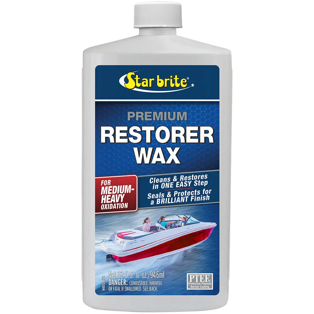 Star Brite Premium Restorer Wax f/Medium to Heavy Oxidation - 32 oz [86032] - Cleaning