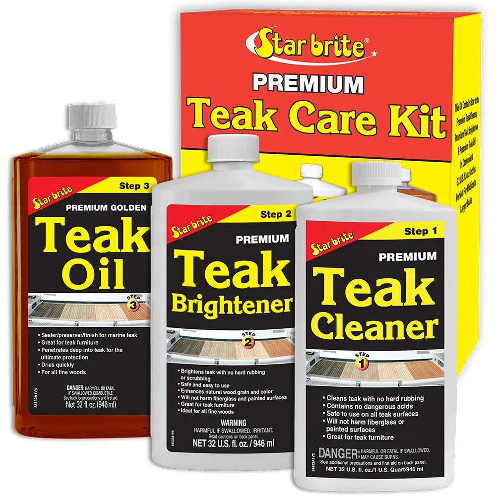 Star brite Premium Teak Care Kit - 32 oz [81202] - Cleaning