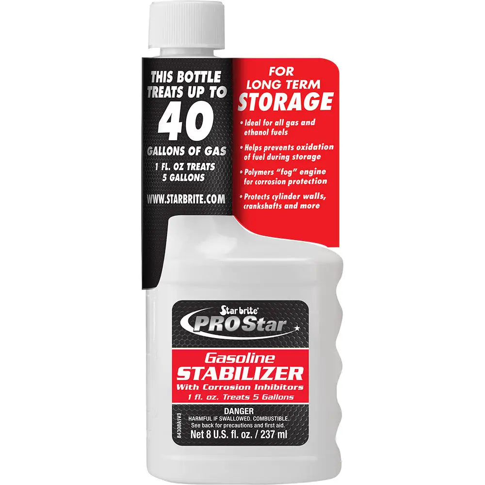 Star brite PRO Star Gas Stabilizer w/Corrosion Inhibitors - 8 oz [84308] - Cleaning