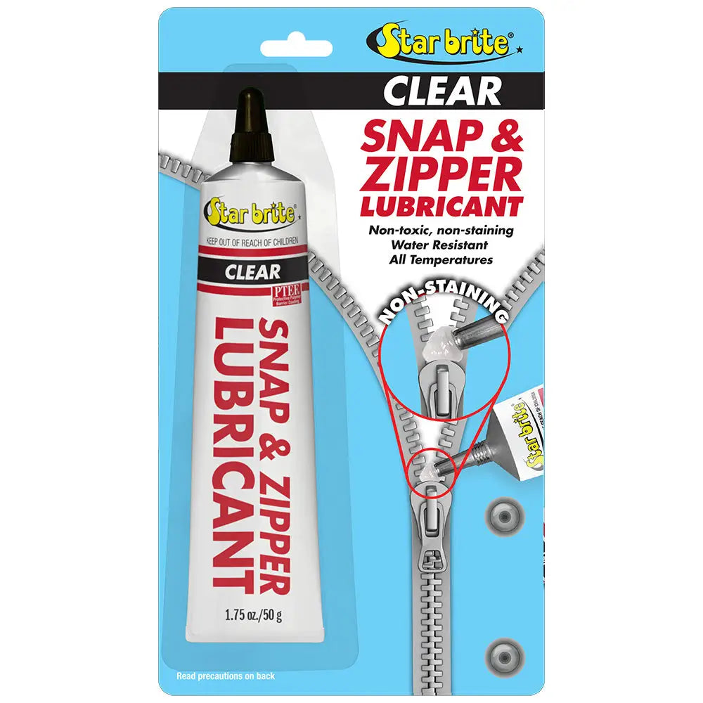 Star brite Snap Zipper Lubricant - Clear Multi-Use - 1.75 oz [89102P] - Cleaning