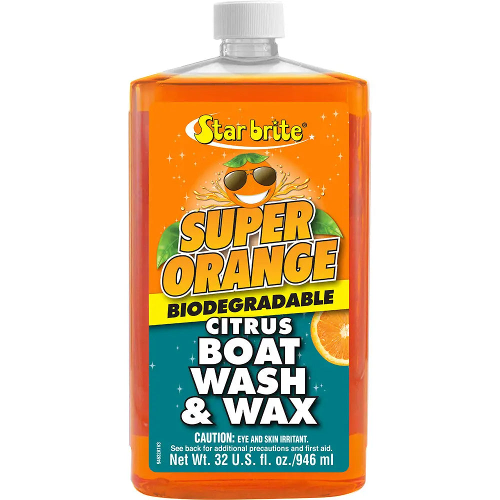 Star brite Super Orange Citrus Boat Wash Wax - Fresh Salt Water - 32 oz [94632] - Cleaning