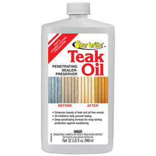 Star brite Teak Oil - Long Lasting Penetrating Sealer Preserver w/UV Inhibitors - 32 oz [81632] - Cleaning