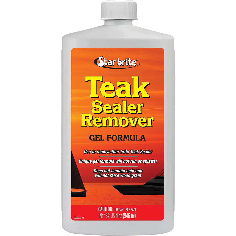 Star brite Teak Sealer Remover - Gel Formula - Citrus Scent - 32 oz [89332] - Cleaning