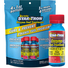 Star brite Star-Tron Enzyme Fuel Treatment - Classic Gas Formula - Contains (4) 1 oz Bottles [14301-4] - Cleaning