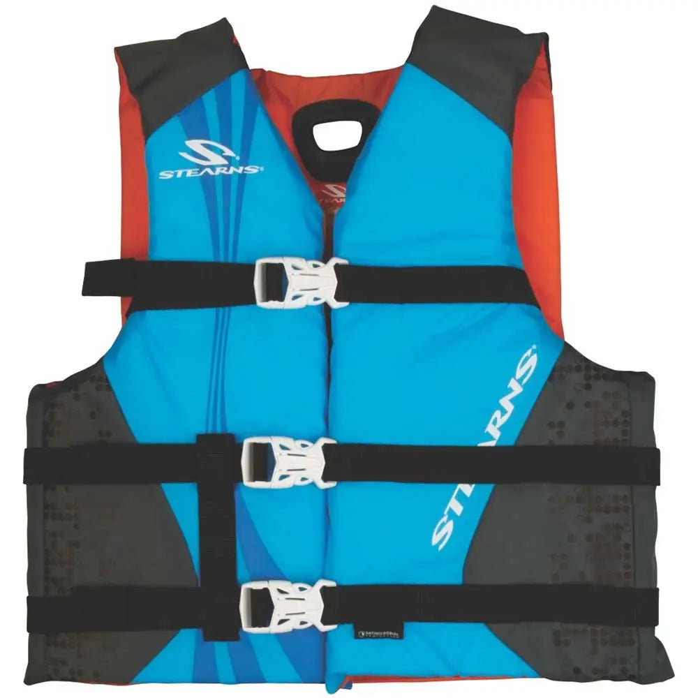 Stearns Antimicrobial Nylon Vest Life Jacket - 30-50lbs - Blue [2000036885] - Life Vests