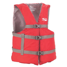 Stearns PFD 2001 Adult Boat Universal Red Display f/Adults Over 90lbs - Chest Size Of 50’’ [2160925] - Life Vests