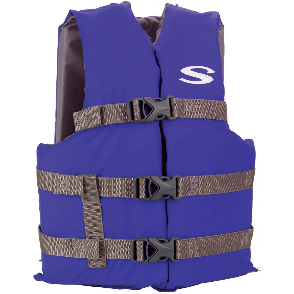 Stearns Youth Classic Vest Life Jacket - 50-90lbs - Blue/Grey [2159360] - Life Vests