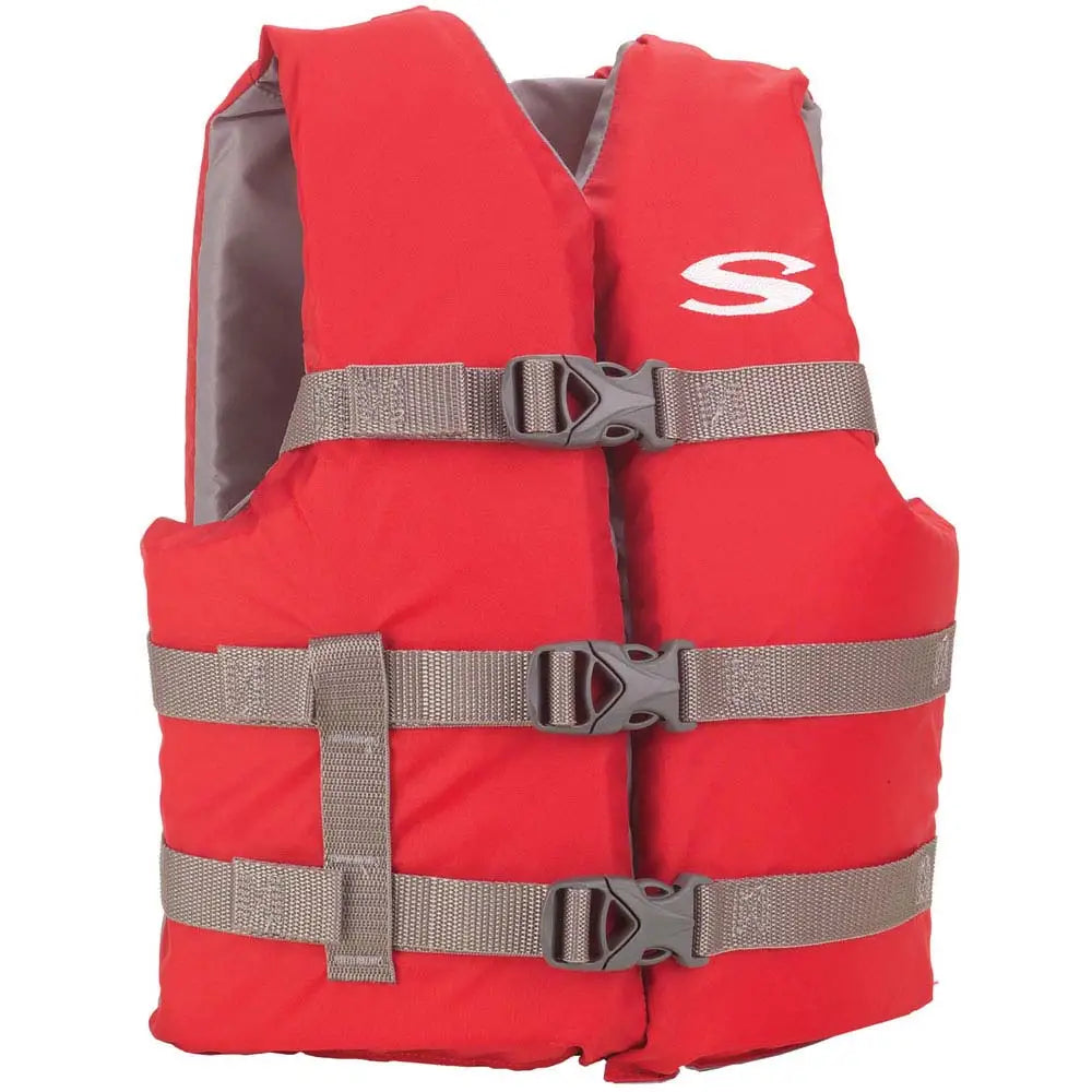 Stearns Youth Classic Vest Life Jacket - 50-90lbs - Red/Grey [2159436] - Life Vests