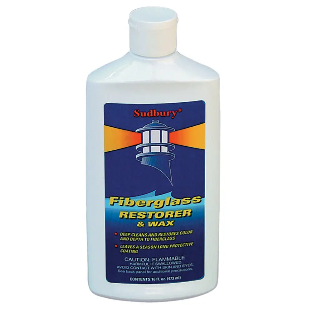 Sudbury One Step Fiberglass Restorer Wax - 16oz Liquid [413] - Cleaning