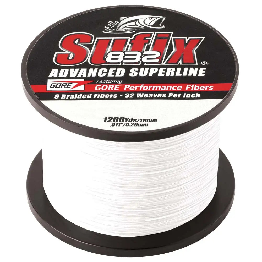 Sufix 832 Advanced Superline Braid - 30lb - Ghost - 1200 yds [660-330GH] - Lines & Leaders