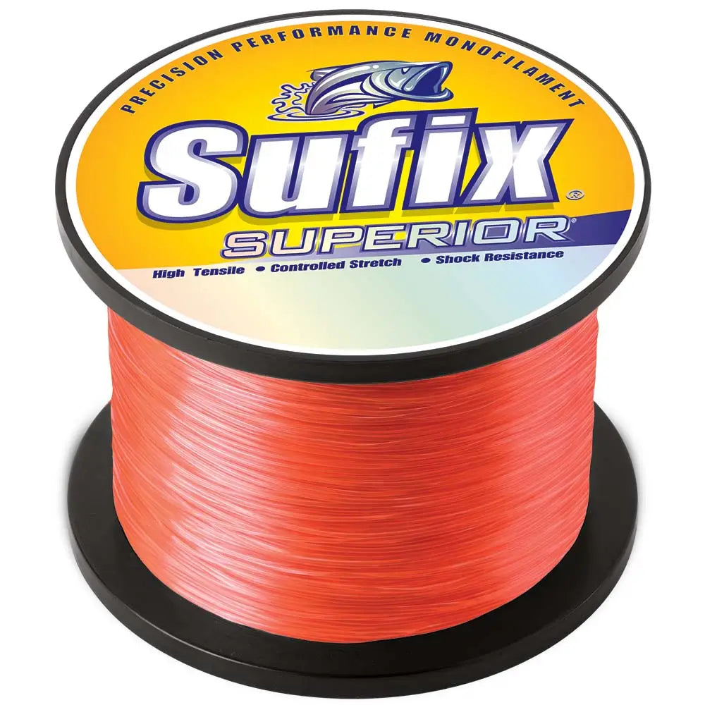 Sufix Superior Neon Fire Monofilament - 10lb - 1495 yds [636-110] - Lines & Leaders