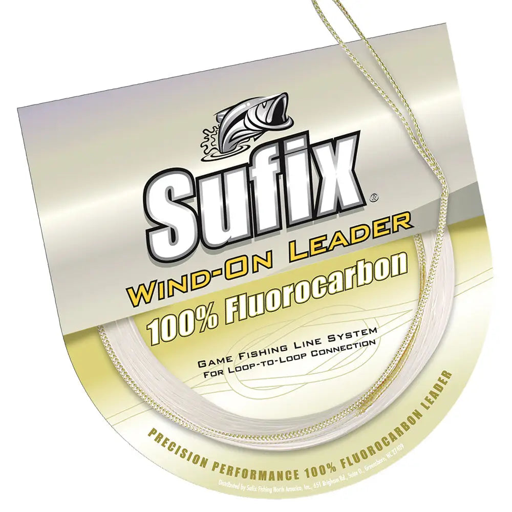 Sufix Wind-On 100% Clear Fluorocarbon Leader - 80lb - 11 yds [700-080F] - Lines & Leaders