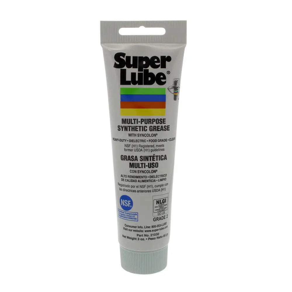 Super Lube Multi-Purpose Synthetic Grease w/Syncolon - 3oz Tube [21030] - Cleaning