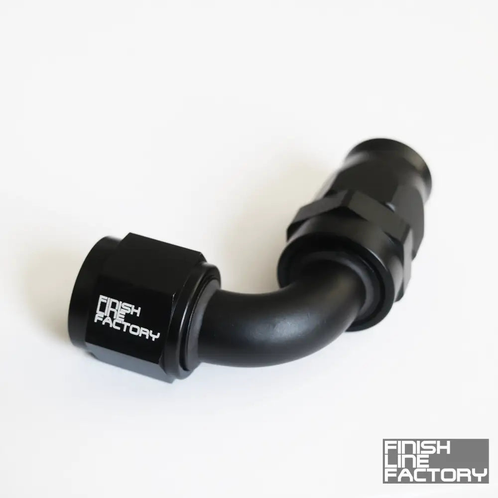 Swivel Hose End (Braided PTFE) - 90 Degree AN - 04