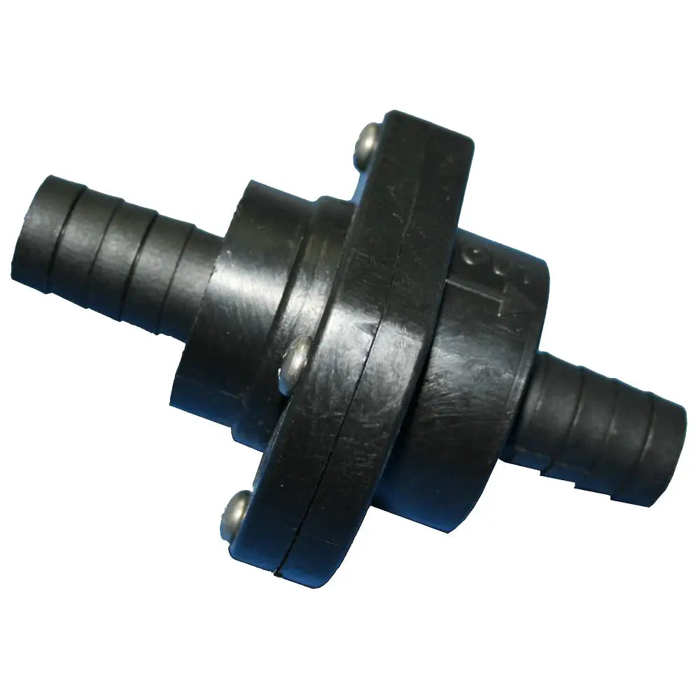 T-H Marine Double Barb Inline Scupper Check Valve - 3/4’’ - Black [ILS-750-DP] - Fittings