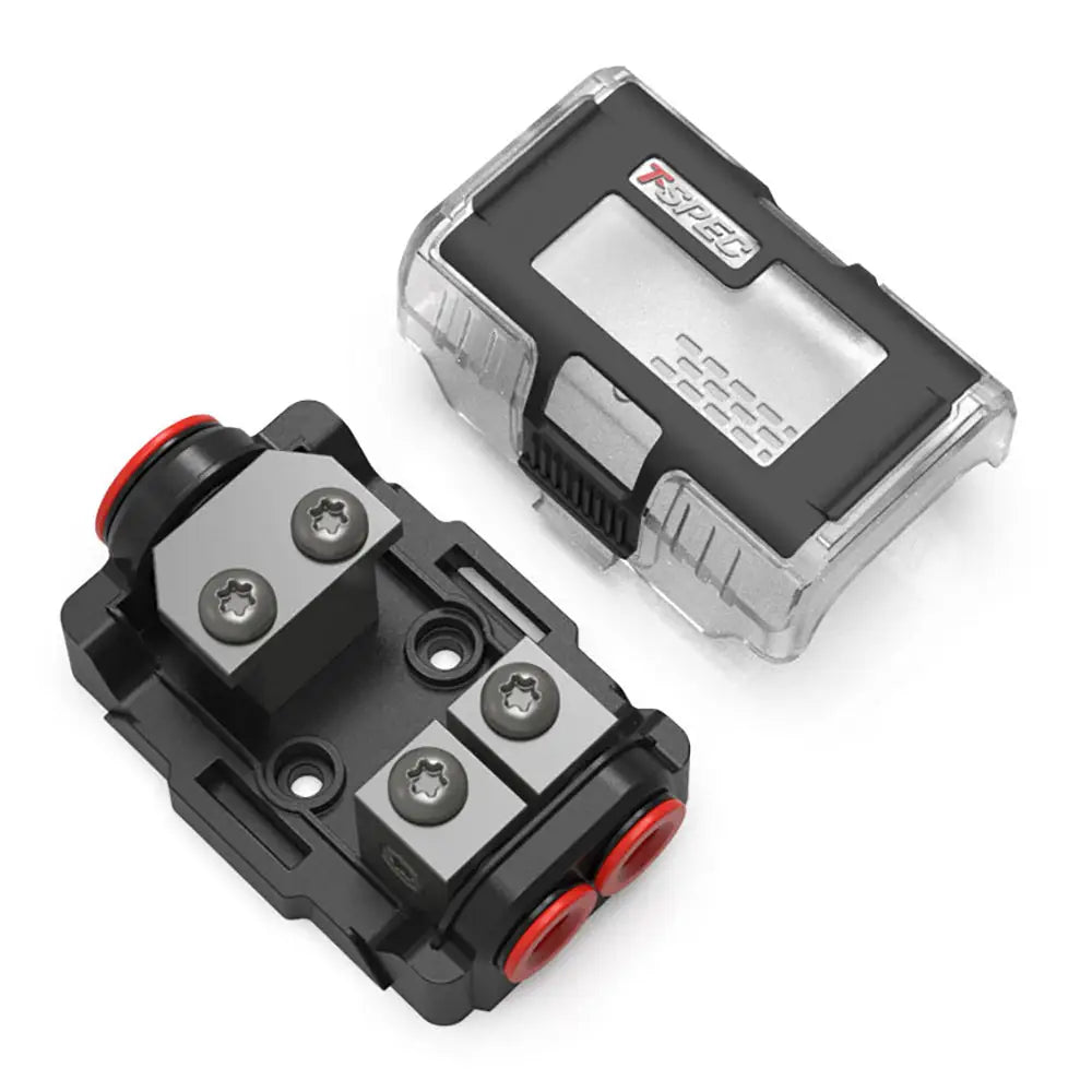 T-Spec VFDB2 MANL 2 Position Distribution Block w/Cover [VFDB2] - Busbars Connectors & Insulators