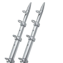 TACO 15’ Silver/Silver Outrigger Poles - 1-1/8’’ Diameter [OT-0442VEL15] - Outriggers