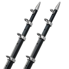 TACO 15’ Telescopic Outrigger Poles HD 1-1/2’’ - Black/Silver [OT-0542BKA15-HD] - Outriggers