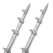 TACO 15’ Telescopic Outrigger Poles HD 1-1/2’’ - Silver/Silver [OT-0542VEL15-HD] - Outriggers