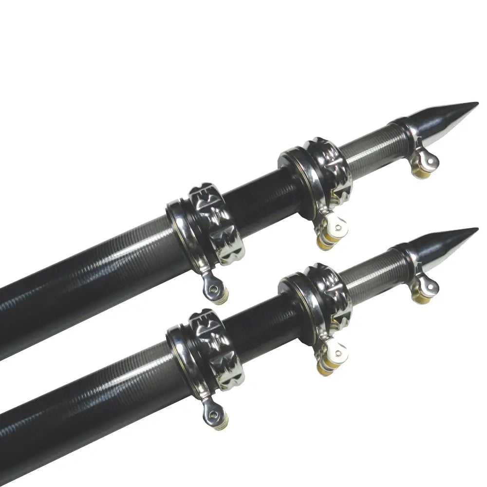TACO 16’ Carbon Fiber Outrigger Poles - Pair - Black [OT-3160CF] - Outriggers