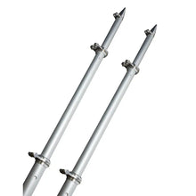TACO 18 Deluxe Outrigger Poles w/Rollers - Silver/Silver [OT-0318HD-VEL] - Outriggers