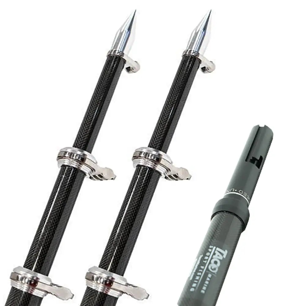 TACO 20 Carbon Fiber Twist Lock Outrigger Poles f/GS-450 GS-500 GS-1000 Bases - Black [OT-4200CF-HD] - Outriggers