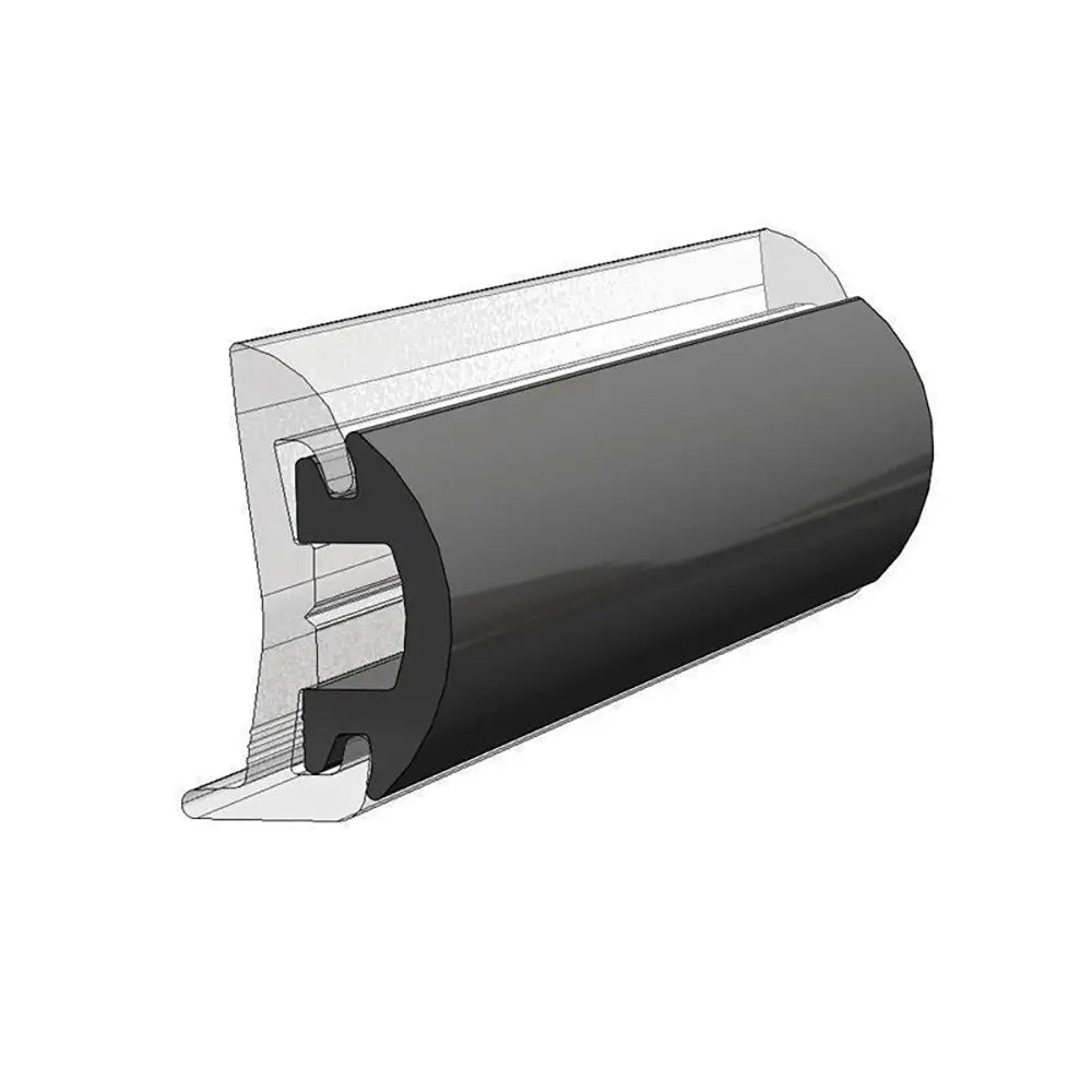 TACO 70 Flexible Black Rub Rail Insert 1-3/16’’ x 1/2’’ [V12-4144BKA70-1] - Rub Rail