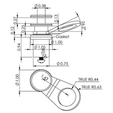 TACO Aluminum Quick-Release Fender Lock f/Pontoon Boats [F18-0186VEL-1] - Hooks & Clamps