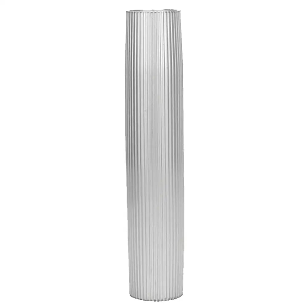 TACO Aluminum Ribbed Table Pedestal - 2-3/8’’ O.D. - 27-1/2’’ Length [Z60-7279VEL27.5-2] - Pedestals